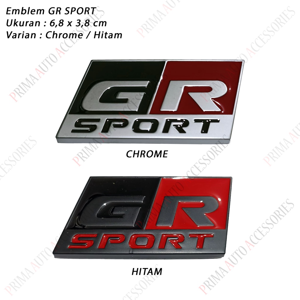 Emblem Mobil GR SPORT Metal