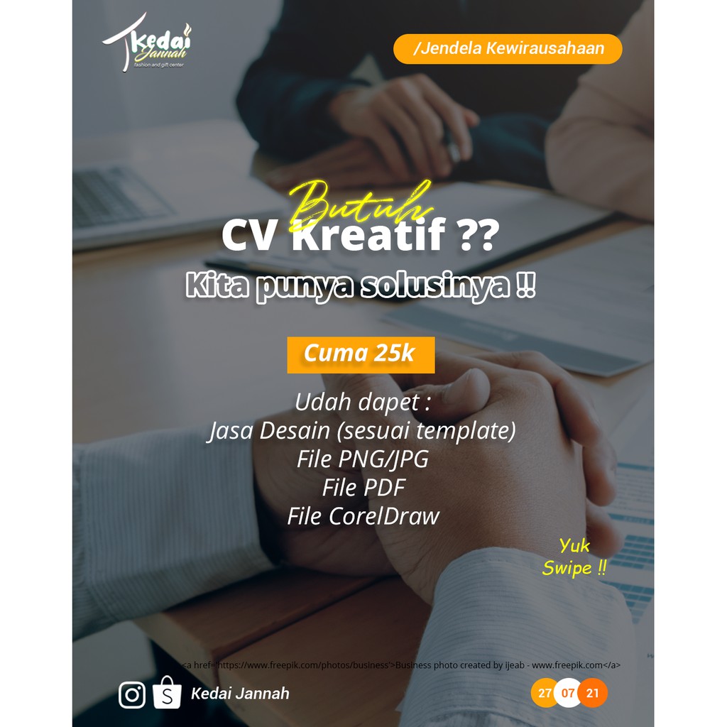 

Jasa Desain CV Kreatif