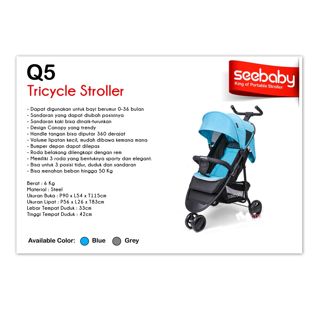 stroller seebaby q5