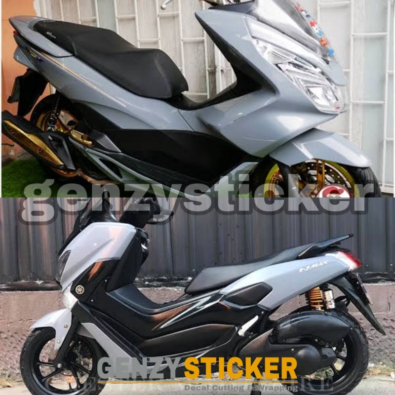 stiker skotlet light grey abu muda sticker abu abu terang glossy