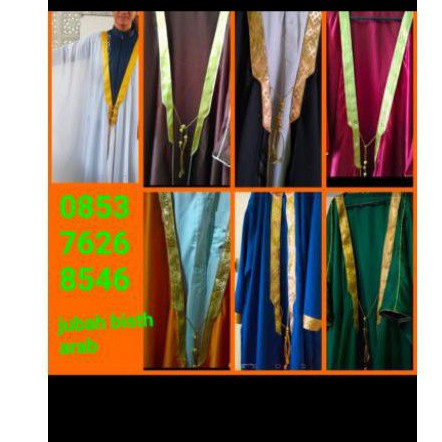 jubah bisth Arab luaran imam habaib pesanan khusus