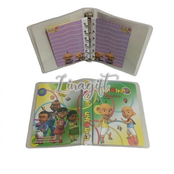 BINDER NOTE A6 - RING BESI MOTIF ANAK / KARAKTER / POLOS / PEMBATAS BUKU / REFILL ISI LOOSELEAF