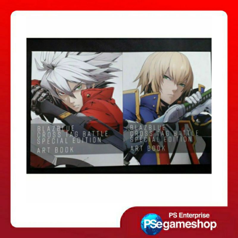 PS4 BLAZBLUE CROSS TAG BATTLE Edisi Khusus Hanya buku seni d A5 52 Halaman