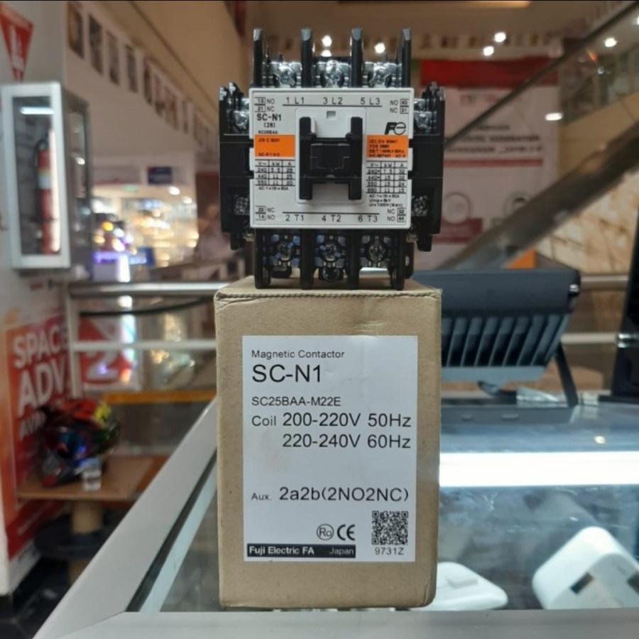 Kontaktor Fuji Electric SC-N1 220v SCN1 contactor SCN-1