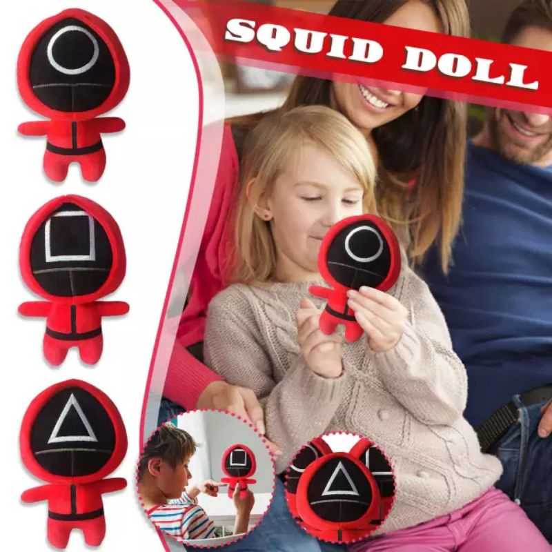 Boneka Robot Squid Game Talking Walking Recorder mainan Toy Squid korea Viral Support Baterai AAA