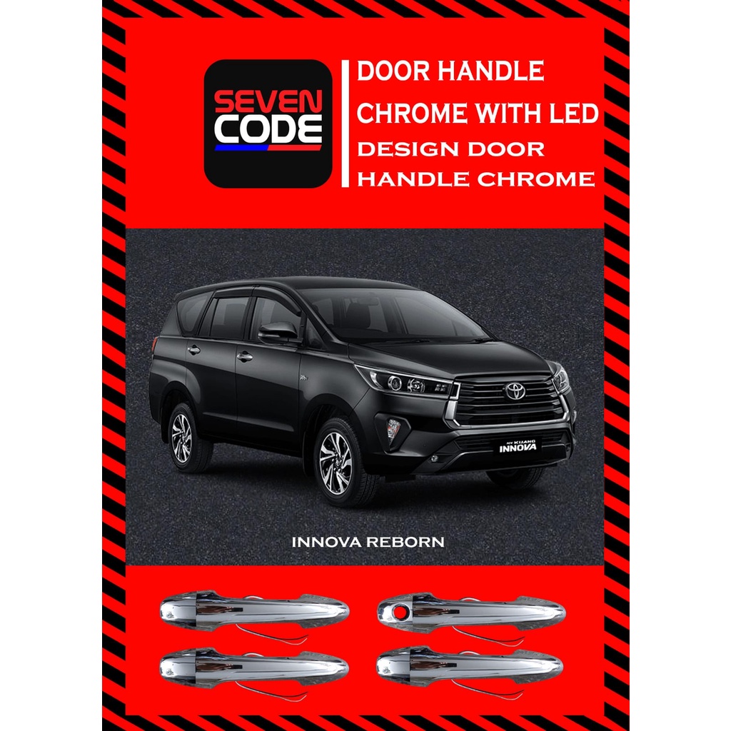 CHROME DOOR HANDLE INNOVA ALL NEW REBORN LAMPU HANDLE LAMPU INNOVA ALL NEW REBORN