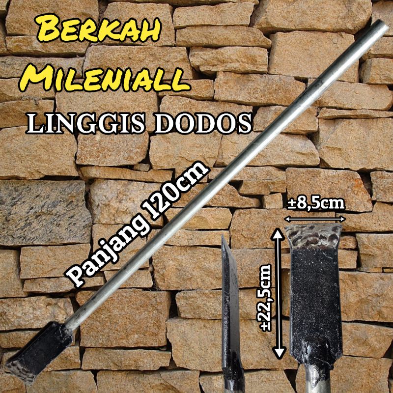 DODOS SUPER TEBAL - linggis baja lapak lebar dan tajam