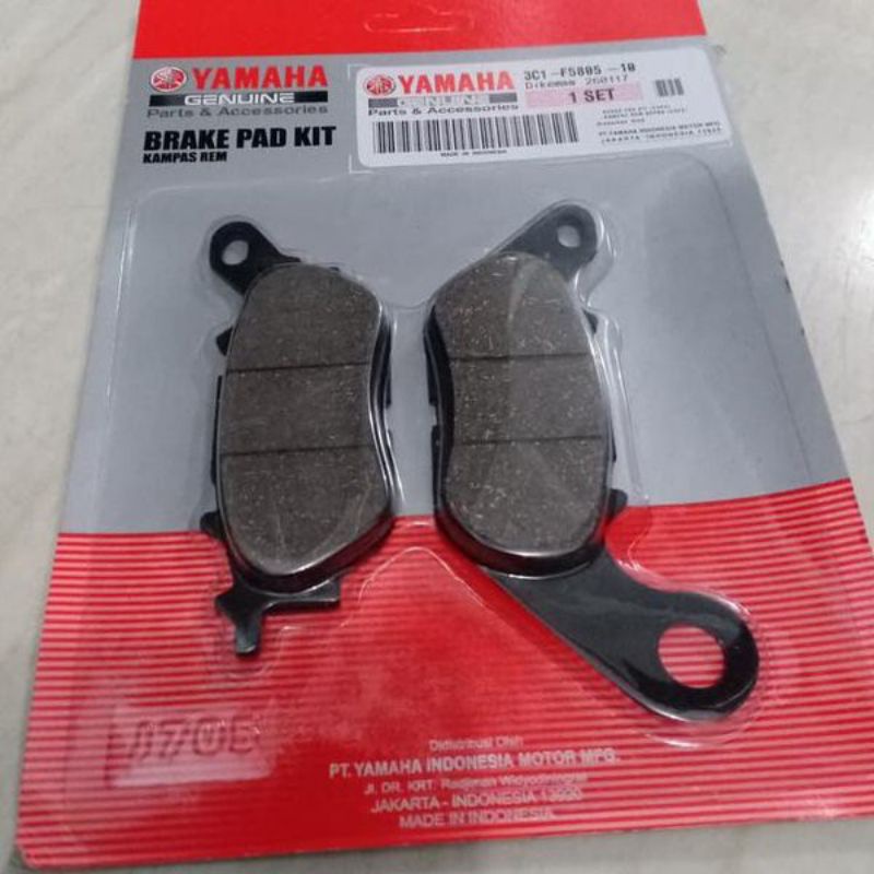 Dispad Depan/Kampas Rem Mio,Jupiter Mx,Vixion,Fino,Belakang Nmax 3C1