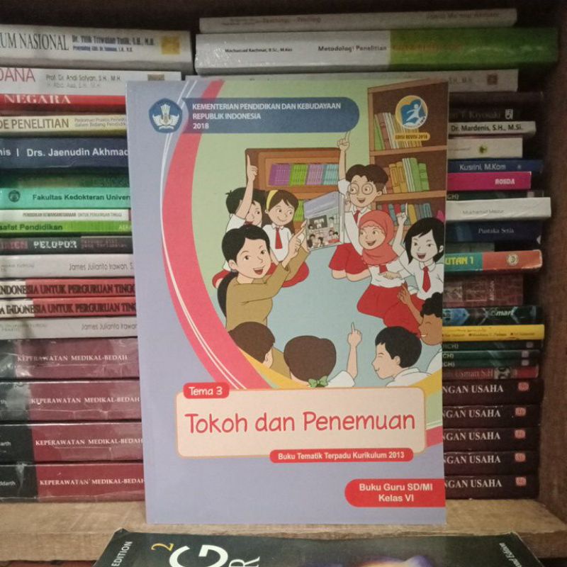 Jual Buku Guru Tema 3 Kls Vi Sd Tokoh Dan Penemuan 