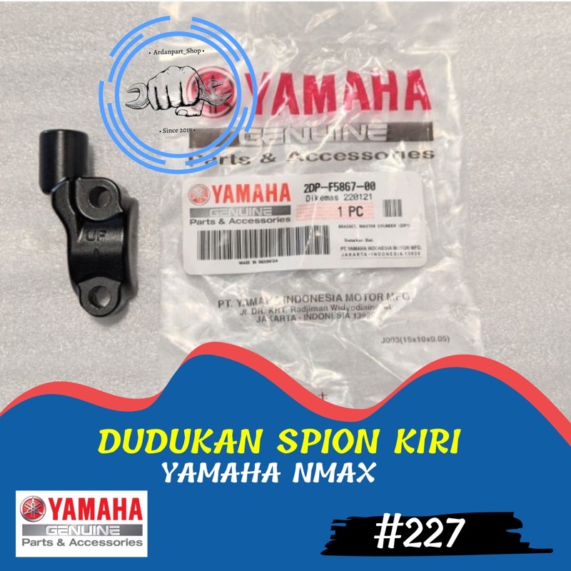DUDUKAN SPION KIRI NMAX , BRACKET MASTER CYLINDER KIRI NMAX ORIGINAL YAMAHA