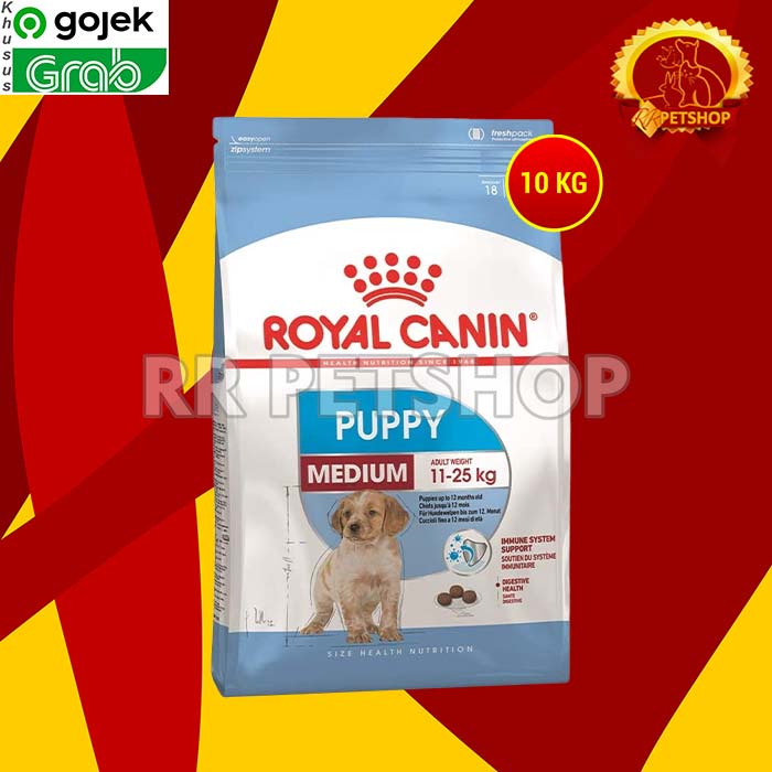 [GOSEND] Makanan Anjing Royal Canin Medium Puppy 10 Kg Dog Food RC Junior 10kg