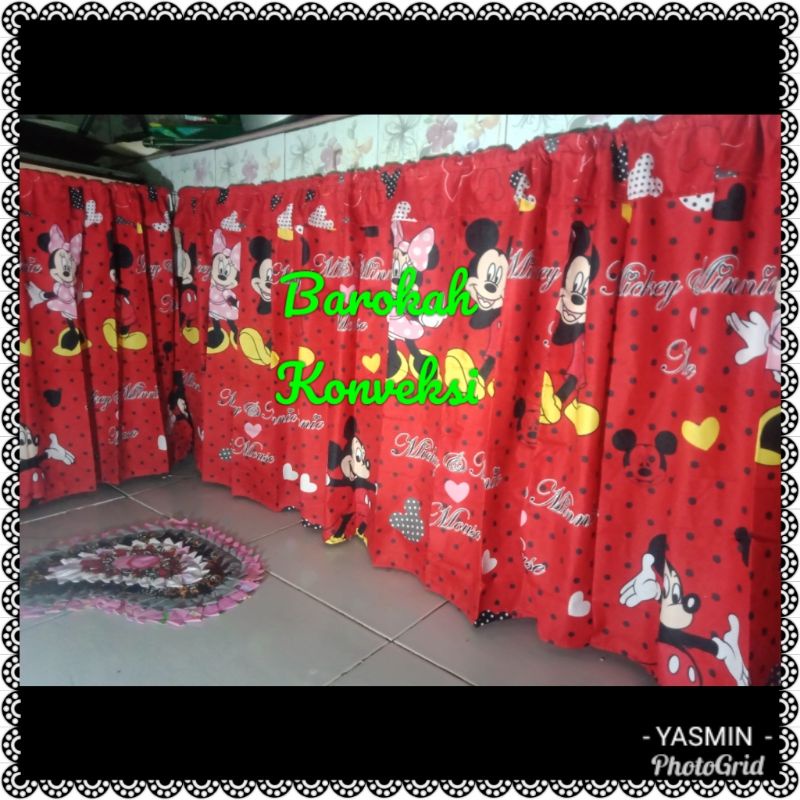 Gorden kolong dapur 70x100 bonus tali