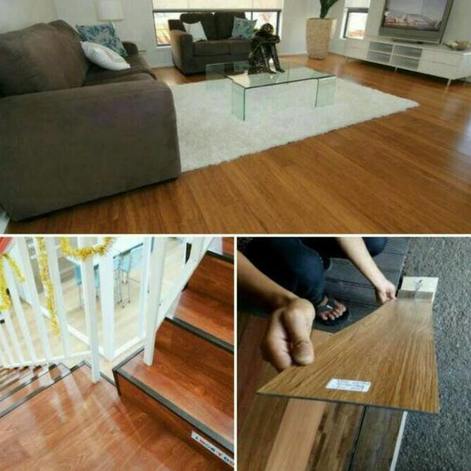 Vinyl Lantai Premium Vinyl Lantai Kayu DLM Ukuran 91.4cmX15.2cm