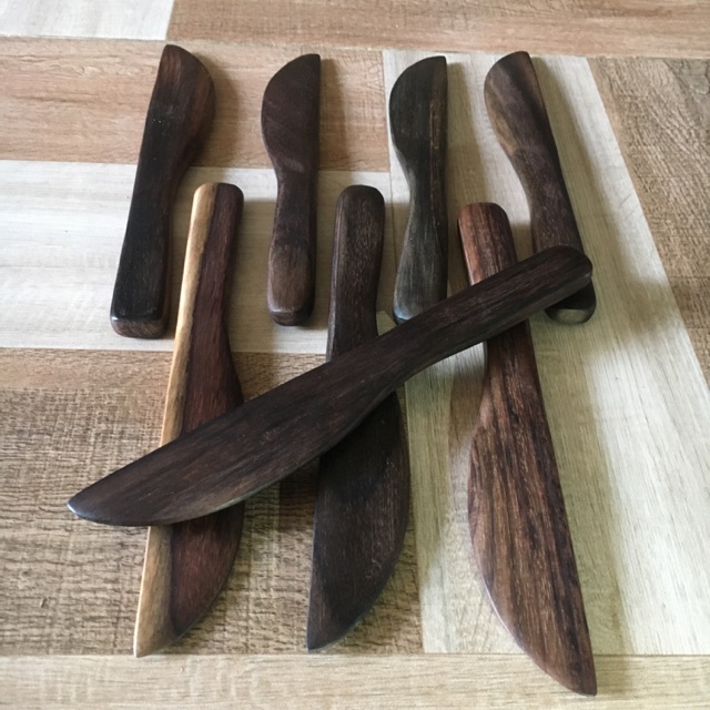 Pisau kayu pisau selai wooden knife