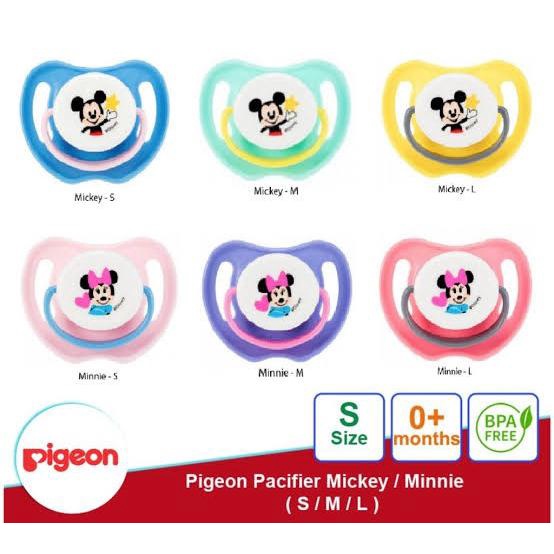 PIGEON Pacifier Disney Mickey Minnie S M L 1pc