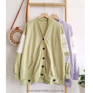 Jaket kaos babyterry jumbo ld 124 cm