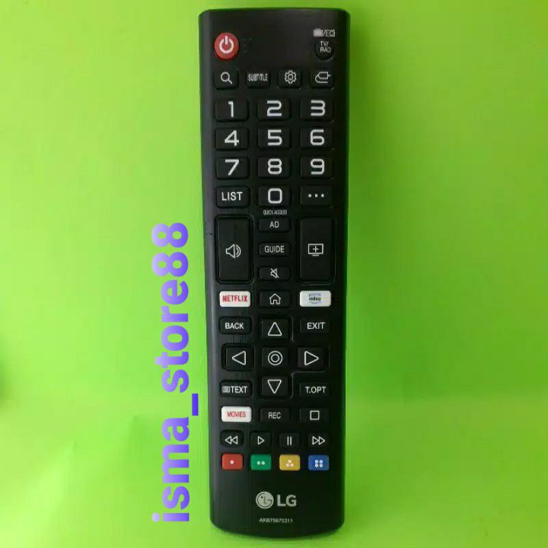 REMOT TV LG LCD LED 3D SMARTV NETFLIX PRIME VIDEO ORIGINAL ASLI