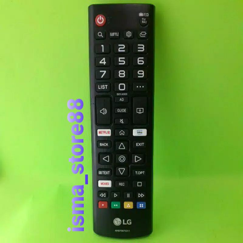 REMOT TV LG LCD LED 3D SMARTV NETFLIX PRIME VIDEO ORIGINAL ASLI