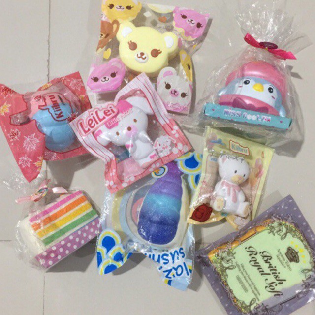 promo flash sale rare squishy collection soft & slow murah