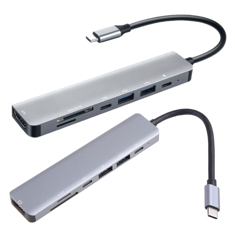 Btsg Tipe C 3sampai Untuk Hub 4K, USB C to for Multiport Adapter, USB