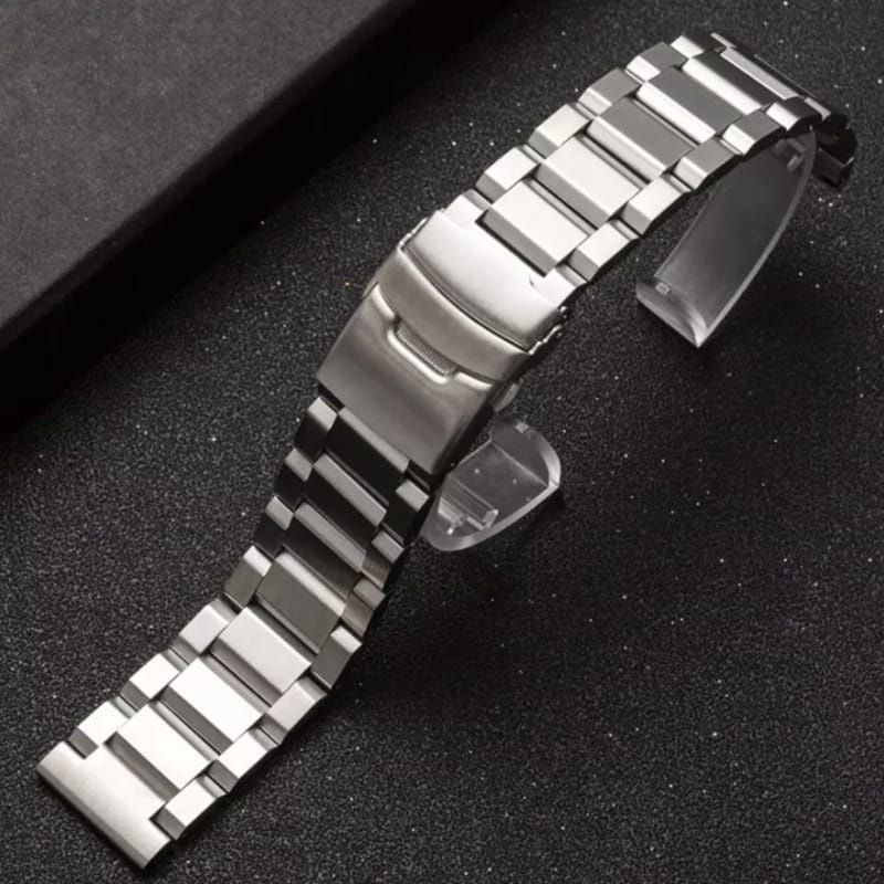 Solid Tali Jam Tangan 20mm Watch Strap Seiko 5 - Metal Stainless Steel Padat