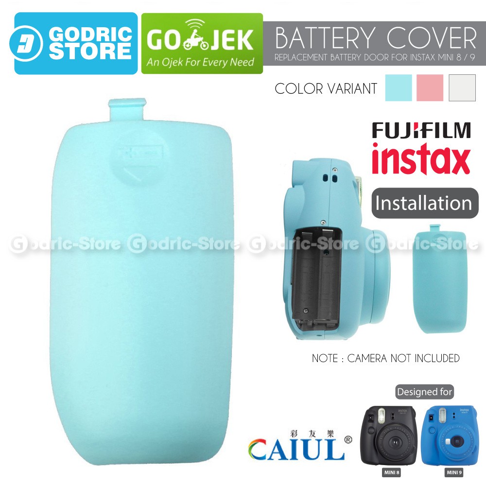 Jual Godric Side Cover Battery Replacement Penutup Baterai Spare Fujifilm Instax Mini 8 9 Indonesia Shopee Indonesia