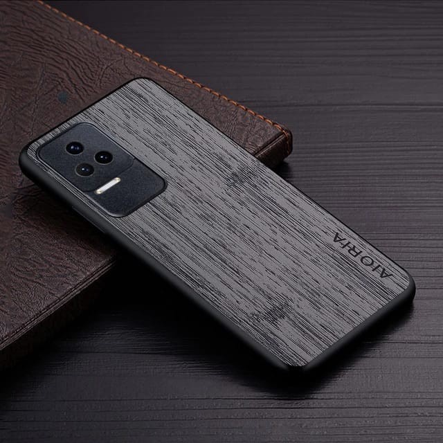 CASE POCO F5 F4 5G WOOD TEXTURED AIORIA ORIGINAL