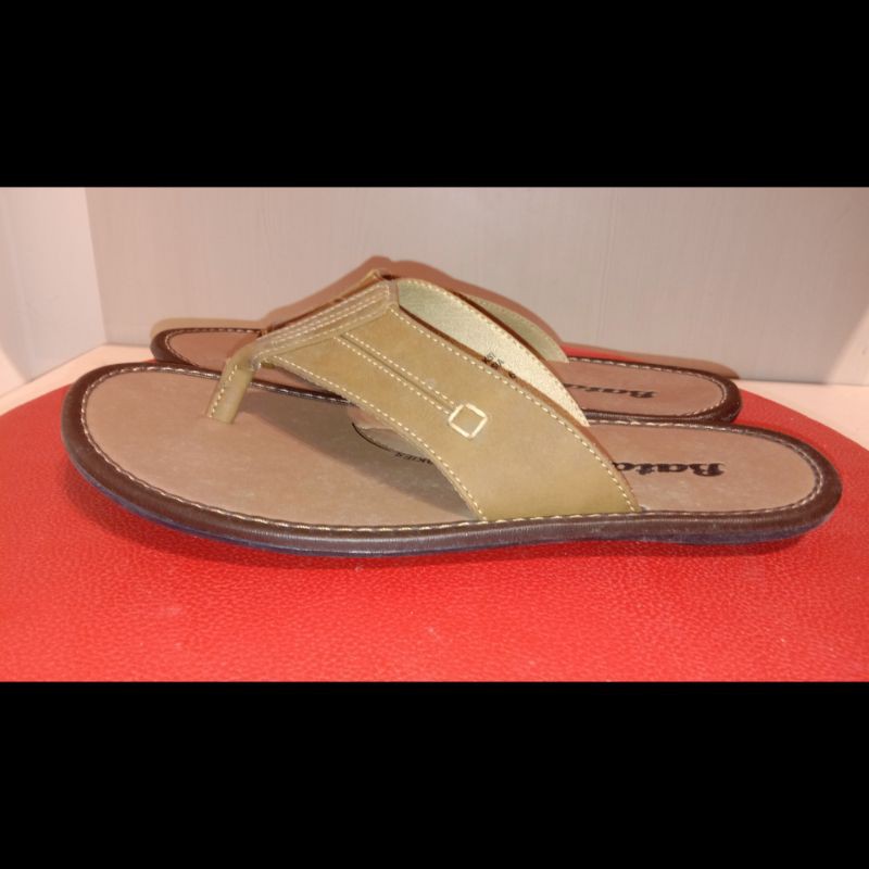 sandal pria/bata/jepit/coklat
