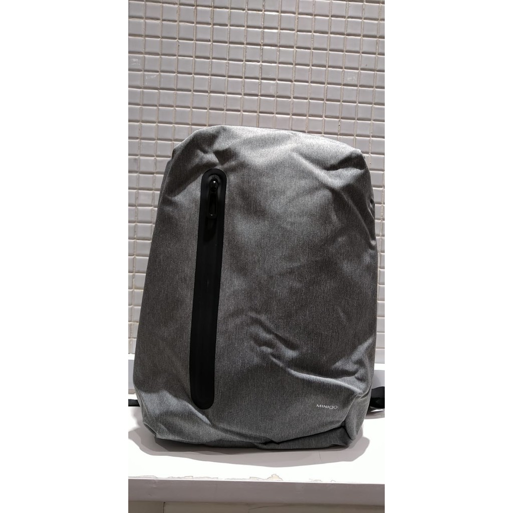 MINISO 3WRN. MINIGO CASUAL LAPTOP BACKPACK. Tas ransel miniso murah ready surabaya
