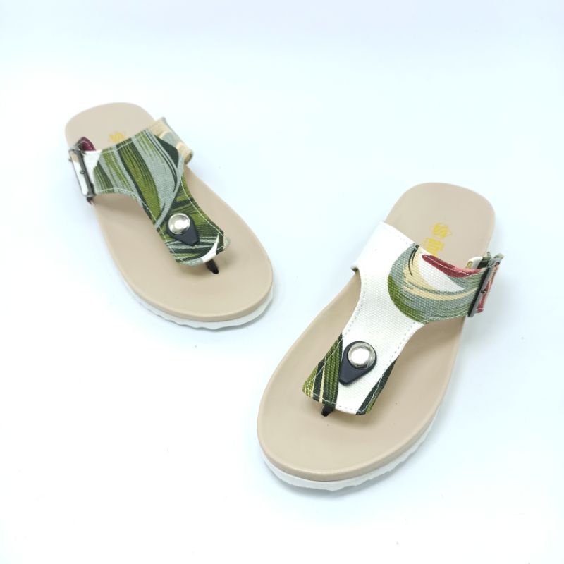 Sandal Birken Wanita Sendal Jepit Motif Andis AF09