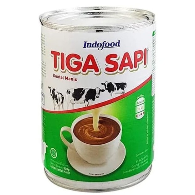 

SUSU KENTAL MANIS TIGA SAPI INDOFOOD 500gr