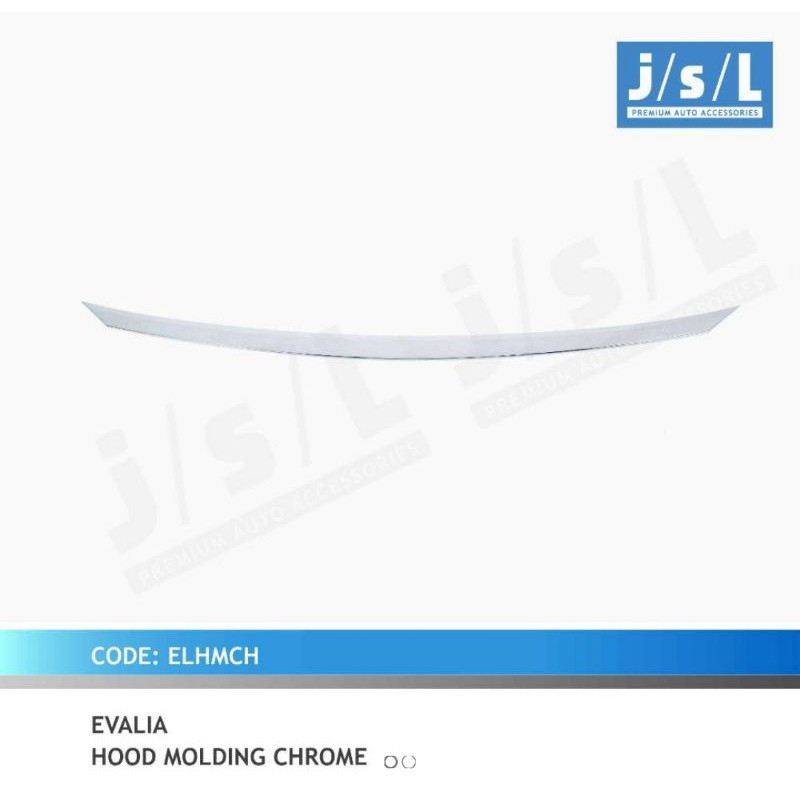 hood molding / list kap mesin Evalia chrome jsl