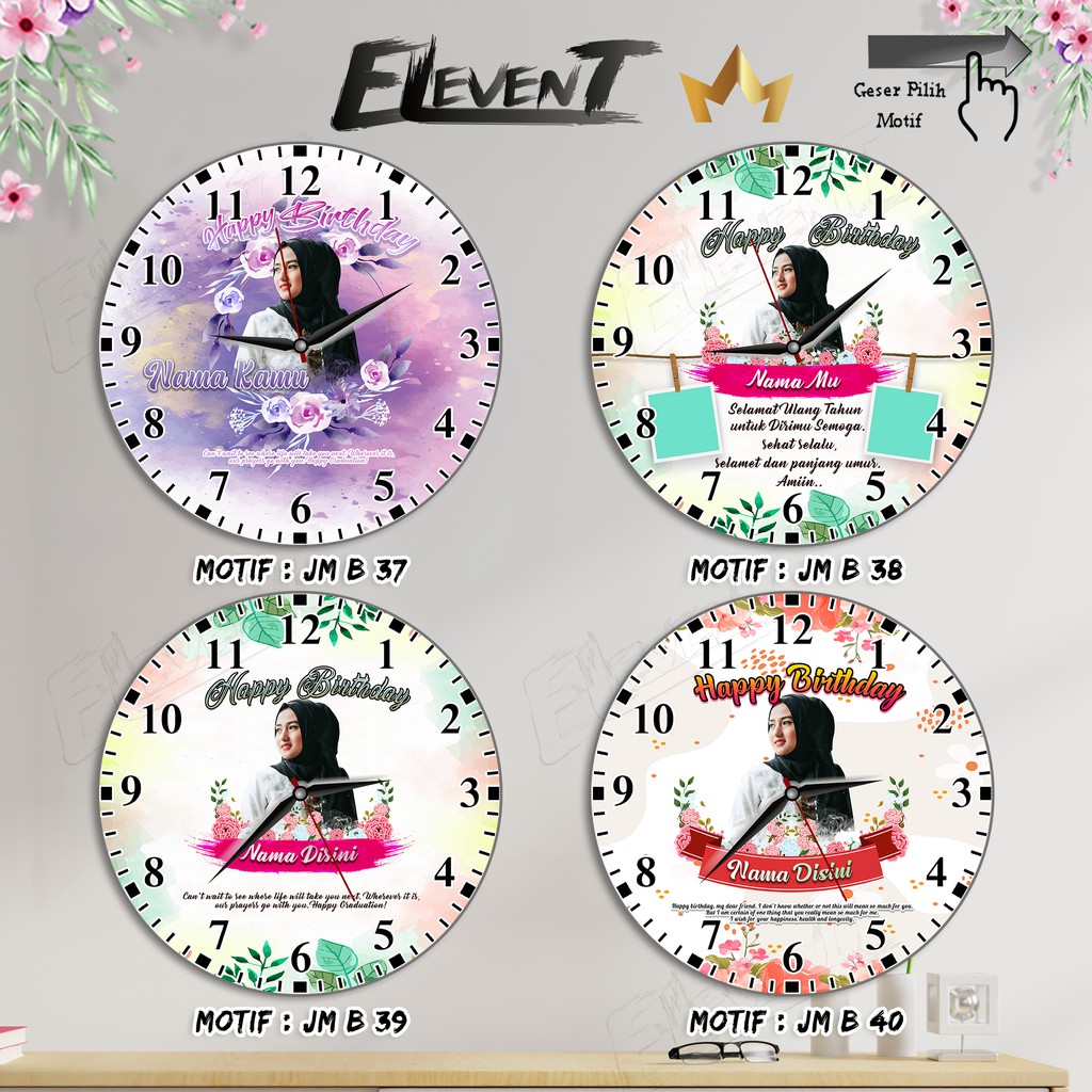 Hadiah Jam 20cm Dinding Unik Custom Foto Anak Keluarga Hadiah Pernikahan Sahabat Wedding Ulang Tahun isuda Graduation Pernikahan Ulang Tahun Ultah Panjangan Dinding walldecor rumah menarik MurahTeman Murah