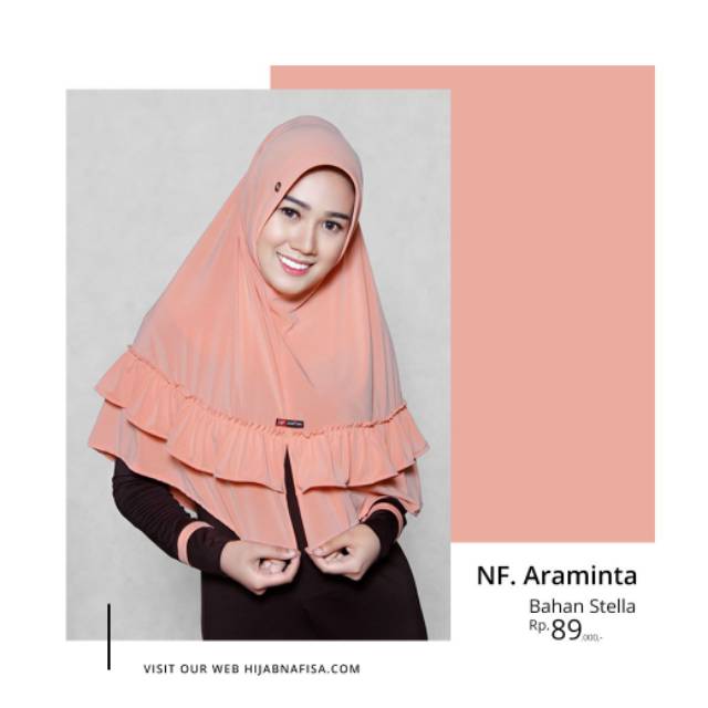 Jilbab Nafisa Araminta/Kerudung Instan/Hijab Murah/berkualitas