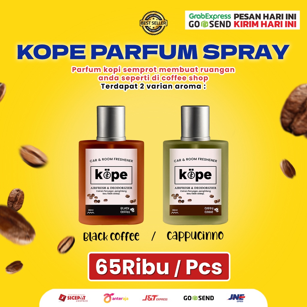 KOPE Spray Parfum Semprot Pewangi Mobil & Ruangan Original