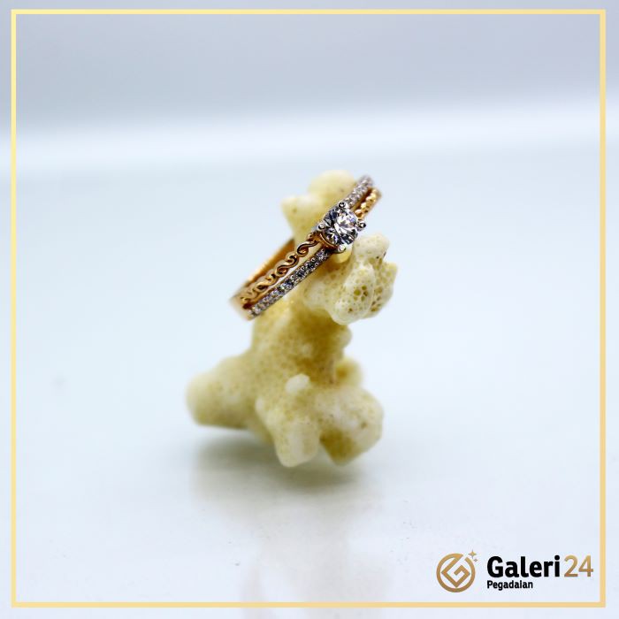 

Galeri24 Cincin Emas Aleen - 2.64 gr (GE-56448) by Halagold