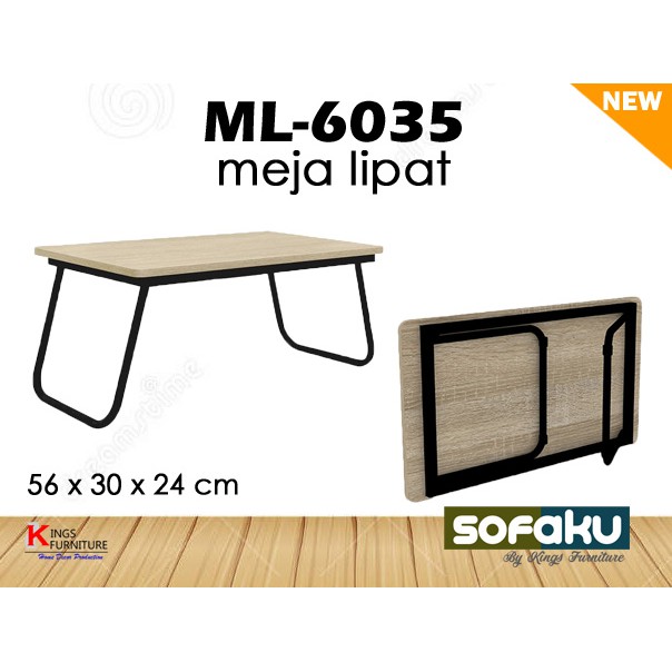  Meja  Lipat  Lengkung 6035 Meja  Lipat  Motif Kayu  Dewasa 