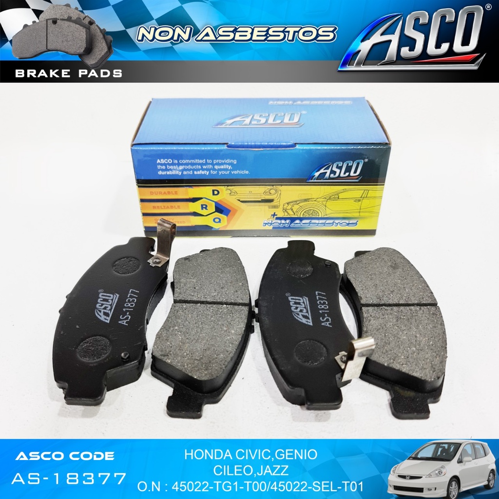 ASCO Kampas Rem Depan Honda Jazz GD3-Honda Civic-Honda Genio-Cileo