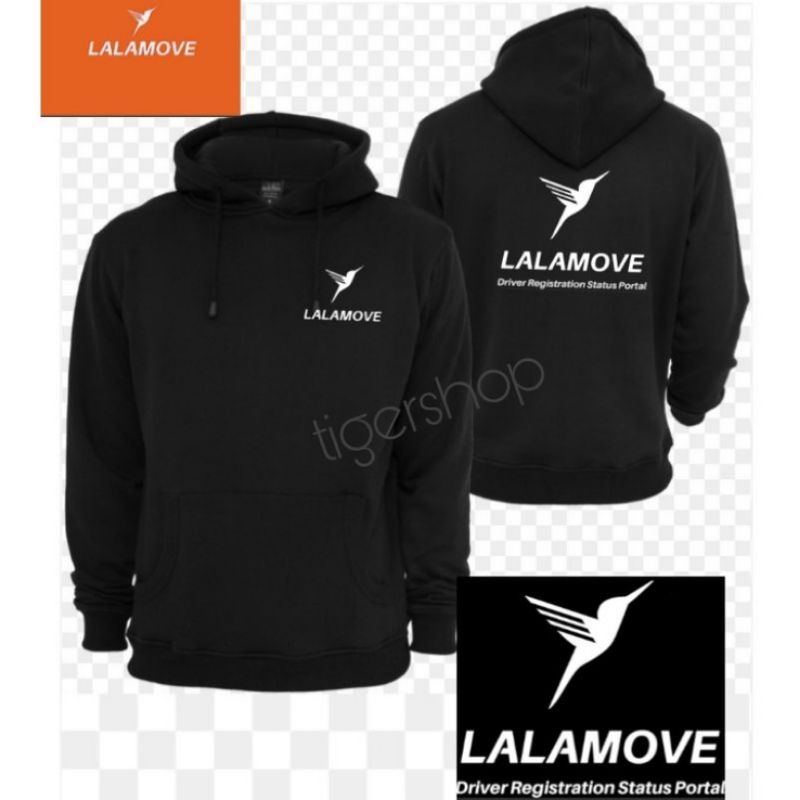 SWITER HOODIE PLEECE UNISEX LOGO LALAMOVE SIMPLE KEREN