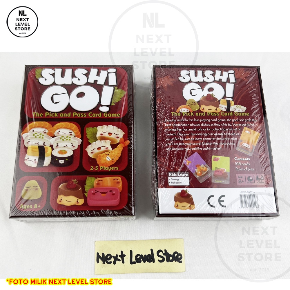 Sushi Go Party Board Games Card Game Mainan Kartu - Ready Stock - NEW