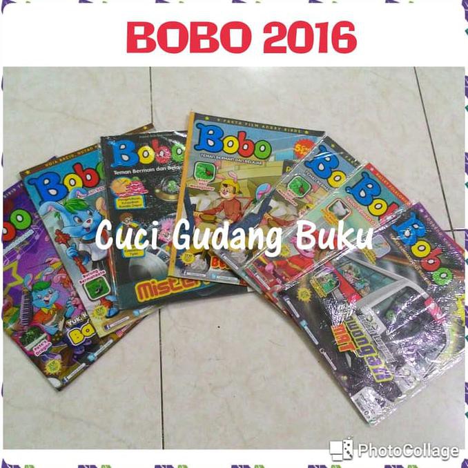 (Best Seller) Majalah Bobo Terbitan Tahun 2016 / Buku - Majalah Anak Anak Seru