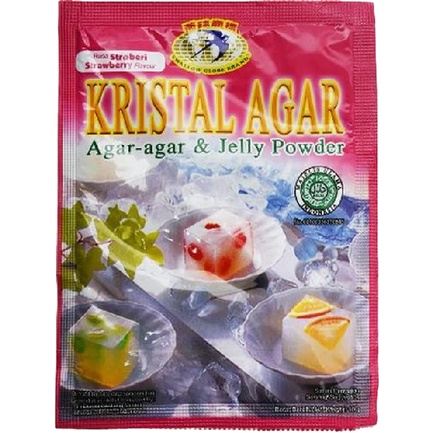 

Kristal Agar Rasa Stroberi 10gr Jelly Powder Strawberry Flavour