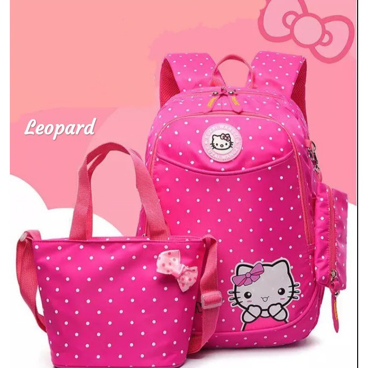 Back Pack Double Decker_Tas Ransel Anak_Lol_Unicorn_Superhero_Paw Patrol_Shopkins Fashion Cewek W5Q3