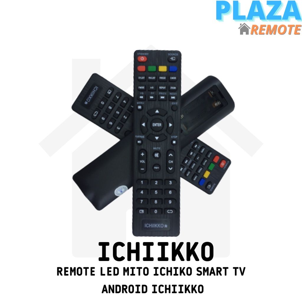Remot / Remote LED MITO SMART TV ANDROID ICHIIKKO / ecer dan grosir