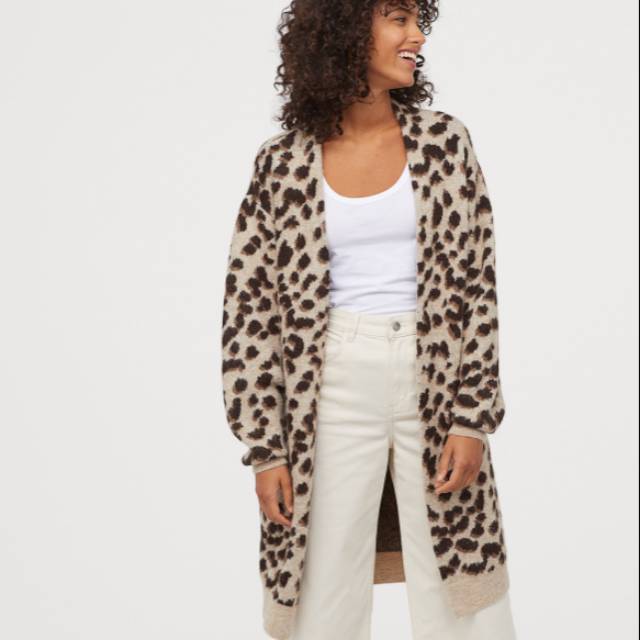 Preloved jacquard-knit cardigan H&M