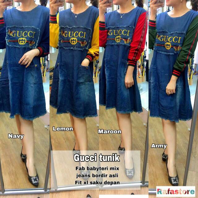 Gucci tunik jeans