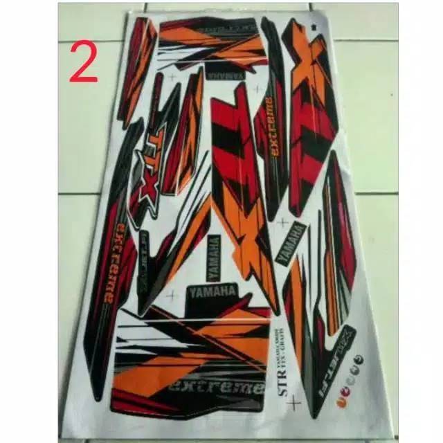 Sticker / Striping Variasi Yamaha XRIDE 110 / Xride Lama TTX #003