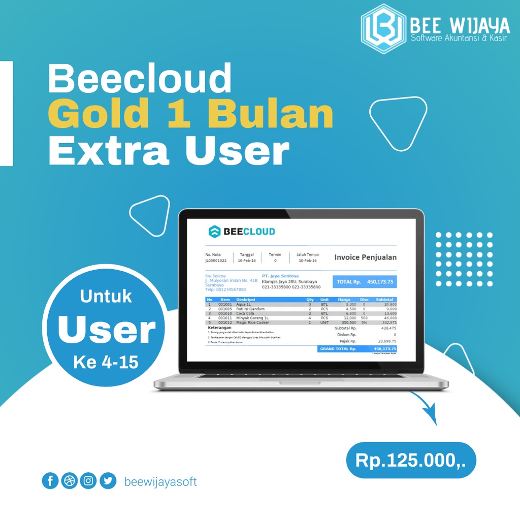 Beecloud Gold Series - Software Akuntansi Online