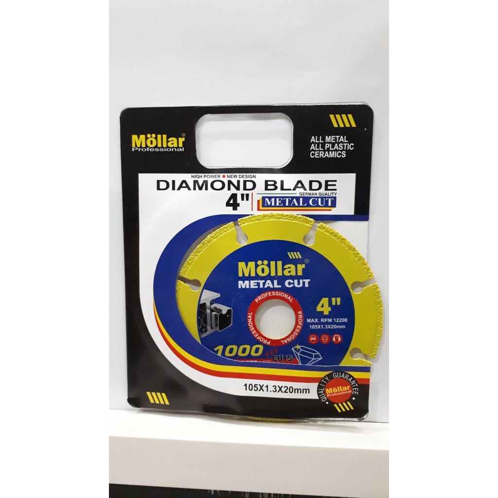 MOLLAR YELLOW MATA GERINDA POTONG BESI KERAMIK GRANIT DIAMOND WHEEL