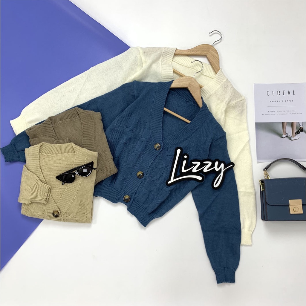 Lizzy - HAZEL CABLE CARDIGAN